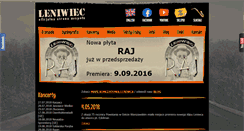 Desktop Screenshot of leniwiec.eu